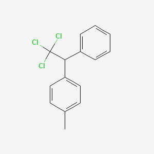 molecular formula C15H13Cl3 B599885 1-Methyl-4-(2,2,2-trichloro-1-phenylethyl)benzene CAS No. 19679-47-1