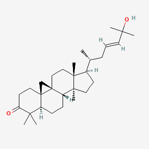 molecular formula C30H48O2 B599890 25-羟基环阿魏酸-23-烯-3-酮 CAS No. 148044-47-7