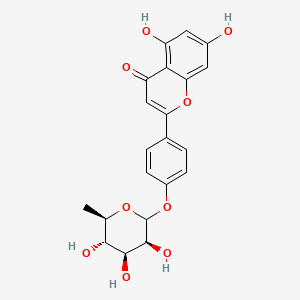 molecular formula C21H20O9 B599904 芹菜素 4'-O-鼠李糖苷 CAS No. 133538-77-9