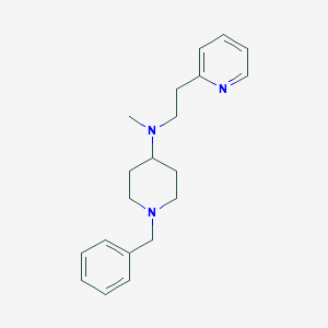 molecular formula C20H27N3 B5999062 N-(1-Benzyl-4-piperidyl)-N-methyl-N-[2-(2-pyridyl)ethyl]amine 