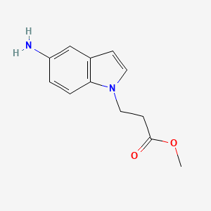 Methyl 3-(5-amino-1H-indol-1-yl)propanoate