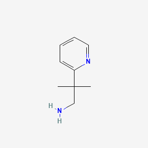 2-Methyl-2-(pyridin-2-YL)propan-1-amine