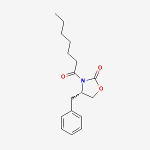 (S)-4-Benzyl-3-heptanoyloxazolidin-2-one