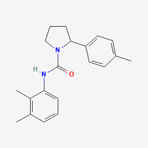 molecular formula C20H24N2O B5999203 N-(2,3-dimethylphenyl)-2-(4-methylphenyl)-1-pyrrolidinecarboxamide 