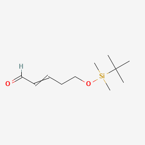 2-Pentenal, 5-[[(1,1-dimethylethyl)dimethylsilyl]oxy]-, (2E)-