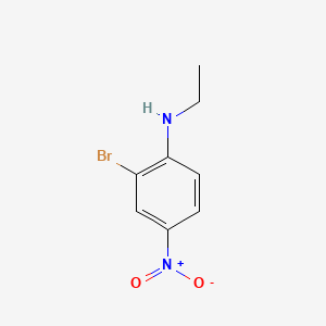molecular formula C8H9BrN2O2 B599924 2-Bromo-N-ethyl-4-nitroaniline CAS No. 108485-08-1