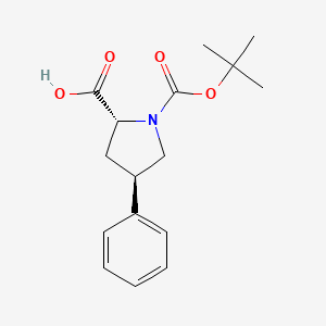 (2R,4R)-1-(tert-butoxycarbonyl)-4-phenylpyrrolidine-2-carboxylic acid