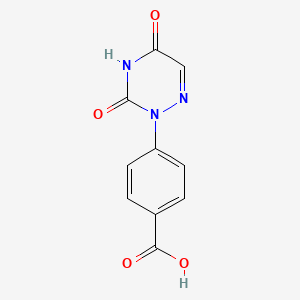 4-(3,5-Dioxo-4,5-dihydro-1,2,4-triazin-2(3H)-yl)benzoic acid