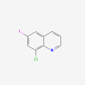 molecular formula C9H5ClIN B599941 8-Chloro-6-iodoquinoline CAS No. 111454-67-2