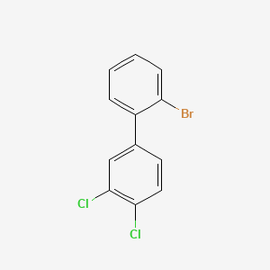 molecular formula C12H7BrCl2 B599959 2/'-Bromo-3,4-dichloro-biphenyl CAS No. 100125-59-5