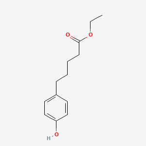 molecular formula C13H18O3 B599961 Ethyl 5-(4-hydroxyphenyl)pentanoate CAS No. 154044-13-0