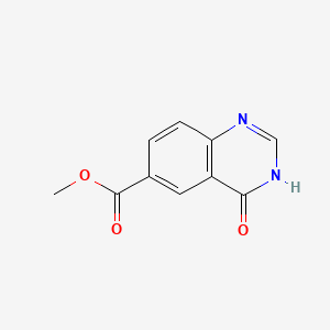 molecular formula C10H8N2O3 B599965 Methyl 4-hydroxyquinazoline-6-carboxylate CAS No. 152536-21-5