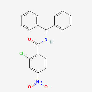 molecular formula C20H15ClN2O3 B5999747 N-benzhydryl-2-chloro-4-nitrobenzamide 