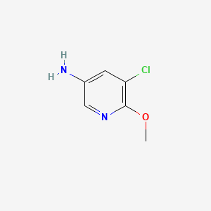 molecular formula C6H7ClN2O B599975 5-Chloro-6-methoxypyridin-3-amine CAS No. 158387-20-3