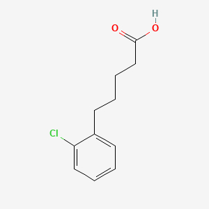 molecular formula C11H13ClO2 B599978 5-(2-Chlor-phenyl)-valeriansaeure CAS No. 100126-82-7