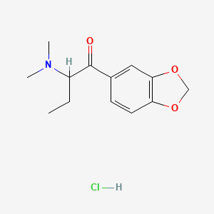 molecular formula C13H18ClNO3 B599979 Dibutylone hydrochloride CAS No. 17763-12-1