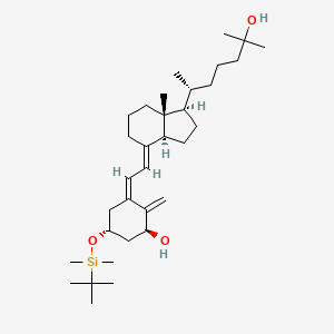 (1S,5R,Z)-5-(tert-butyldimethylsilyloxy)-3-((E)-2-((1R,3aS,7aR)-1-((R)-6-hydroxy-6-methylheptan-2-yl)-7a-methyldihydro-1H-inden-4(2H,5H,6H,7H,7aH)-ylidene)ethylidene)-2-Methylenecyclohexanol