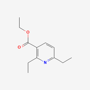 2,6-Diethyl-nicotinic acid ethyl ester
