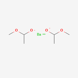 molecular formula C6H14BaO4 B600000 BARIUM 2-METHOXYETHOXIDE CAS No. 115503-13-4