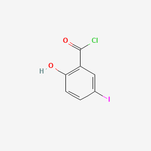 molecular formula C7H4ClIO2 B600001 5-Iodosalicylic acidchloride CAS No. 13589-25-8
