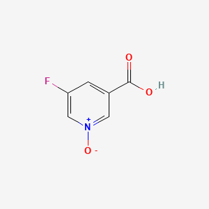 molecular formula C6H4FNO3 B600003 5-Fluoropyridine-3-carboxylic acid N-oxide CAS No. 1526-19-8