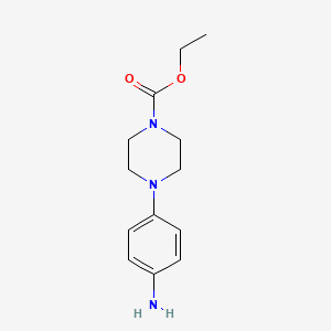 molecular formula C13H19N3O2 B600004 Ethyl 4-(4-aminophenyl)piperazine-1-carboxylate CAS No. 16154-70-4