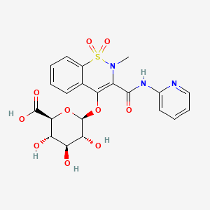 molecular formula C21H21N3O10S B600015 Piroxicam O-|A-D-Glucuronide CAS No. 108929-12-0