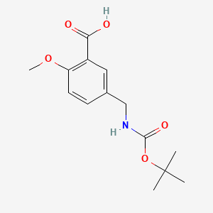 5-(Boc-amino)methyl-2-methoxy-benzoic acid