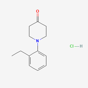 molecular formula C13H18ClNO B600020 1-(2-Phenethyl)-4-piperidone hydrochloride CAS No. 120240-61-1