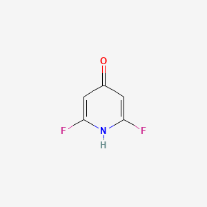molecular formula C5H3F2NO B600026 2,6-Difluoropyridin-4-ol CAS No. 197717-50-3