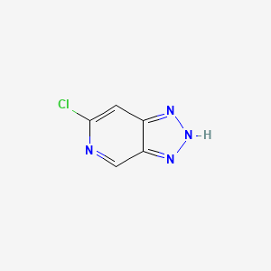 molecular formula C5H3ClN4 B600029 6-Chloro-3H-1,2,3-triazolo[4,5-c]pyridine CAS No. 120641-09-0