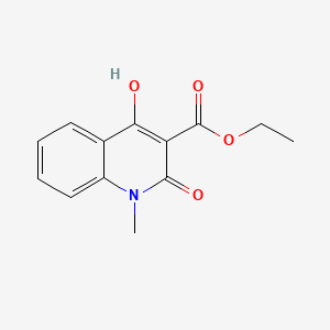 molecular formula C13H13NO4 B600036 Ethyl 4-hydroxy-1-methyl-2-oxo-1,2-dihydroquinoline-3-carboxylate CAS No. 57513-54-9