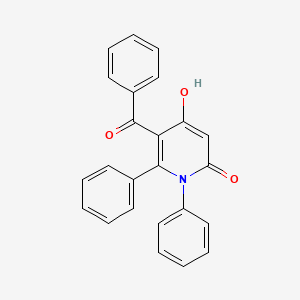 molecular formula C24H17NO3 B600039 5-Benzoyl-4-hydroxy-1,6-diphenylpyridin-2(1H)-one CAS No. 61350-73-0
