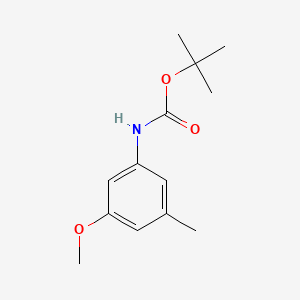 molecular formula C13H19NO3 B600048 tert-Butyl (3-methoxy-5-methylphenyl)carbamate CAS No. 161620-94-6