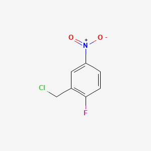 molecular formula C7H5ClFNO2 B600049 2-(Chloromethyl)-1-fluoro-4-nitrobenzene CAS No. 143032-52-4