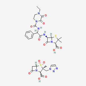 molecular formula C33H39N9O12S2 B600053 Tazocilline CAS No. 123683-33-0