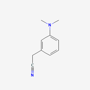 molecular formula C10H12N2 B600057 2-(3-(Dimethylamino)phenyl)acetonitrile CAS No. 175696-72-7