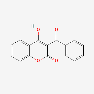 molecular formula C16H10O4 B600062 3-Benzoyl-4-hydroxy-2H-chromen-2-one CAS No. 19492-11-6
