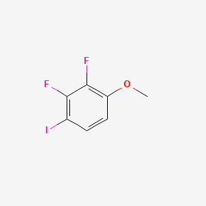 molecular formula C7H5F2IO B600063 2,3-Difluoro-1-iodo-4-methoxybenzene CAS No. 156499-64-8