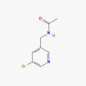 molecular formula C8H9BrN2O B600074 N-((5-bromopyridin-3-yl)methyl)acetamide CAS No. 173999-20-7