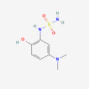 molecular formula C8H13N3O3S B600087 N-[5-(Dimethylamino)-2-hydroxyphenyl]sulfuric diamide CAS No. 195882-28-1