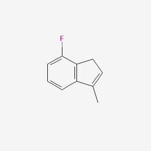 molecular formula C10H9F B600097 7-Fluoro-3-methyl-1H-indene CAS No. 197851-11-9
