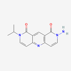 molecular formula C14H14N4O2 B6001018 2-AMINO-8-(PROPAN-2-YL)-1H,2H,8H,9H-PYRIDO[4,3-B]1,6-NAPHTHYRIDINE-1,9-DIONE 