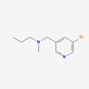 N-((5-bromopyridin-3-yl)methyl)-N-methylpropan-1-amine
