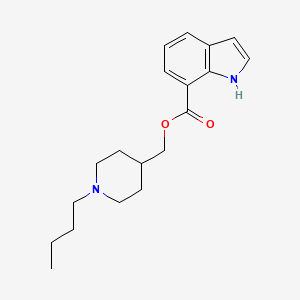 (1-butylpiperidin-4-yl)methyl 1H-indole-7-carboxylate