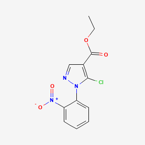 ethyl 5-chloro-1-(2-nitrophenyl)-1H-pyrazole-4-carboxylate