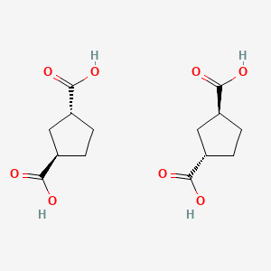 (1R,3R)-Cyclopentane-1,3-dicarboxylic acid;(1S,3S)-cyclopentane-1,3-dicarboxylic acid