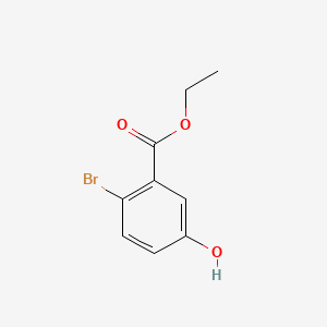 molecular formula C9H9BrO3 B600130 Ethyl 2-bromo-5-hydroxybenzoate CAS No. 102297-71-2