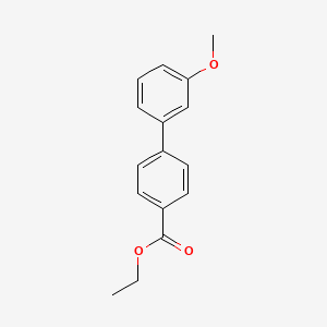 molecular formula C16H16O3 B600146 Ethyl 4-(3-methoxyphenyl)benzoate CAS No. 155061-61-3