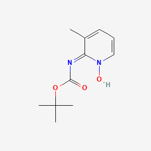 molecular formula C11H16N2O3 B600148 tert-Butyl (1-hydroxy-3-methylpyridin-2(1H)-ylidene)carbamate CAS No. 199296-32-7